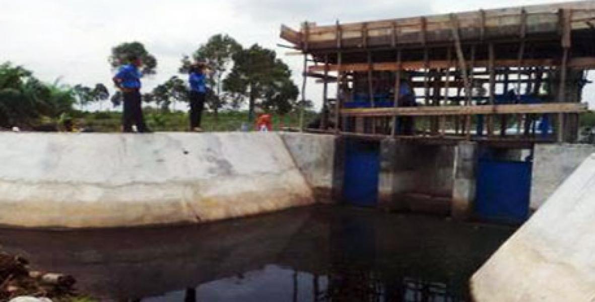 PDAM Bengkalis Lakukan Pompanisasi di Kanal PT MAS