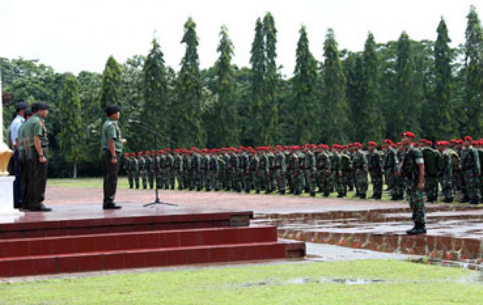 Panglima TNI Sidak ke Grup 1 Kopassus