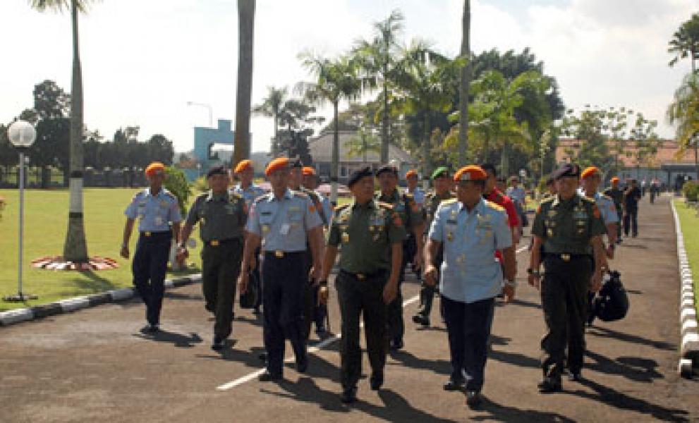 Panglima TNI Sidak ke Mako Korps Paskhas