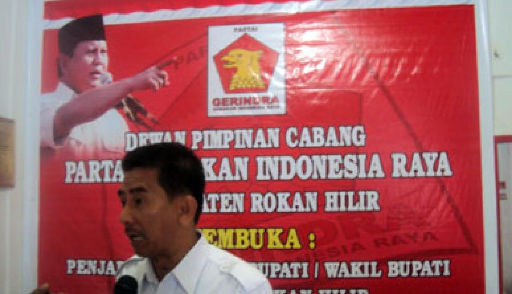 Panja Gerindra: Masyarakat Rohil Rindukan Sosok Pemimpin yang Bawa Perubahan