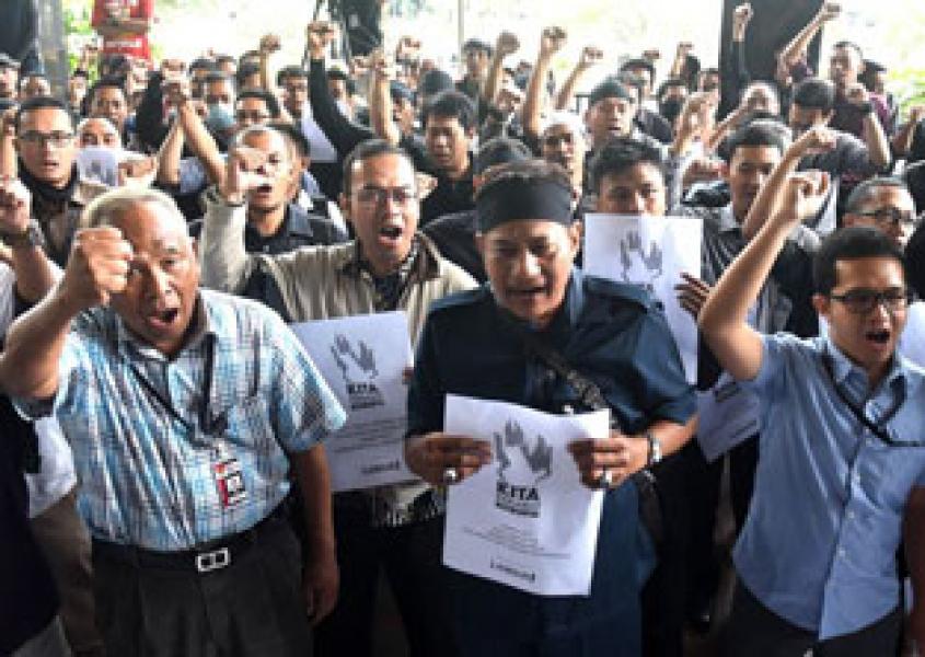 Pegawai KPK Tak Takut Melawan Koruptor