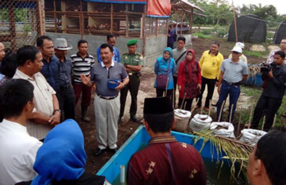 Pengusaha Batubara Kaltim Belajar Kemandirian Pangan Kampar