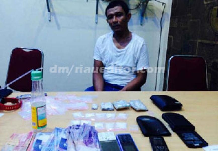 Polresta Pekanbaru Tangkap Residivis Bandar Sabu