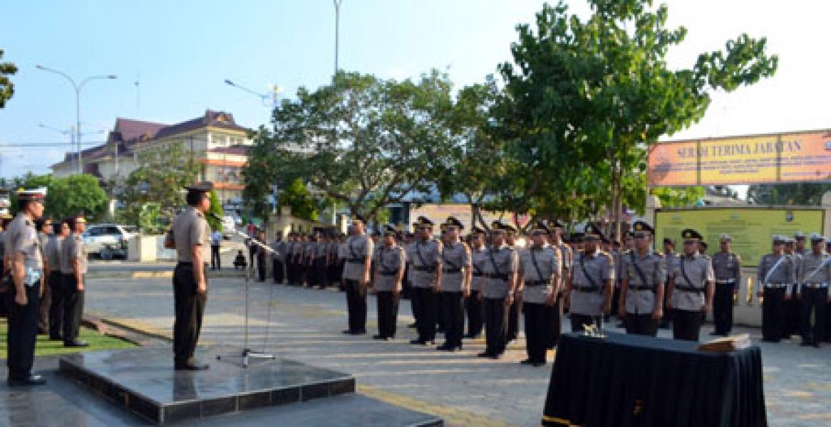 Sertijab 9 Perwira Polres Rohul