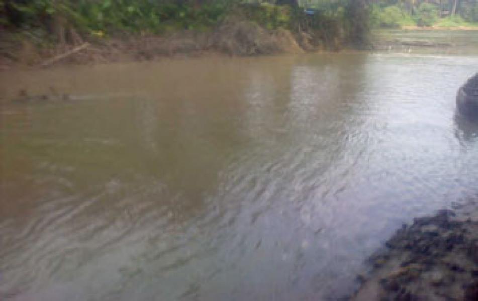 Sungai Keruh Akibat Galian C di Desa Koto Tibun Resahkan Warga