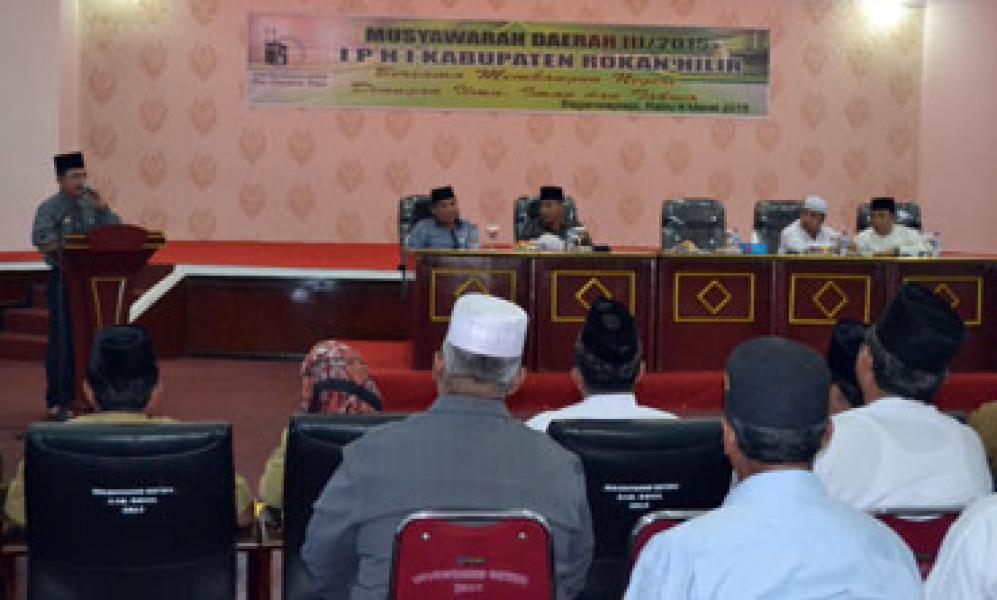 Surya Arfan Buka Musda Ke-III IPHI Rohil