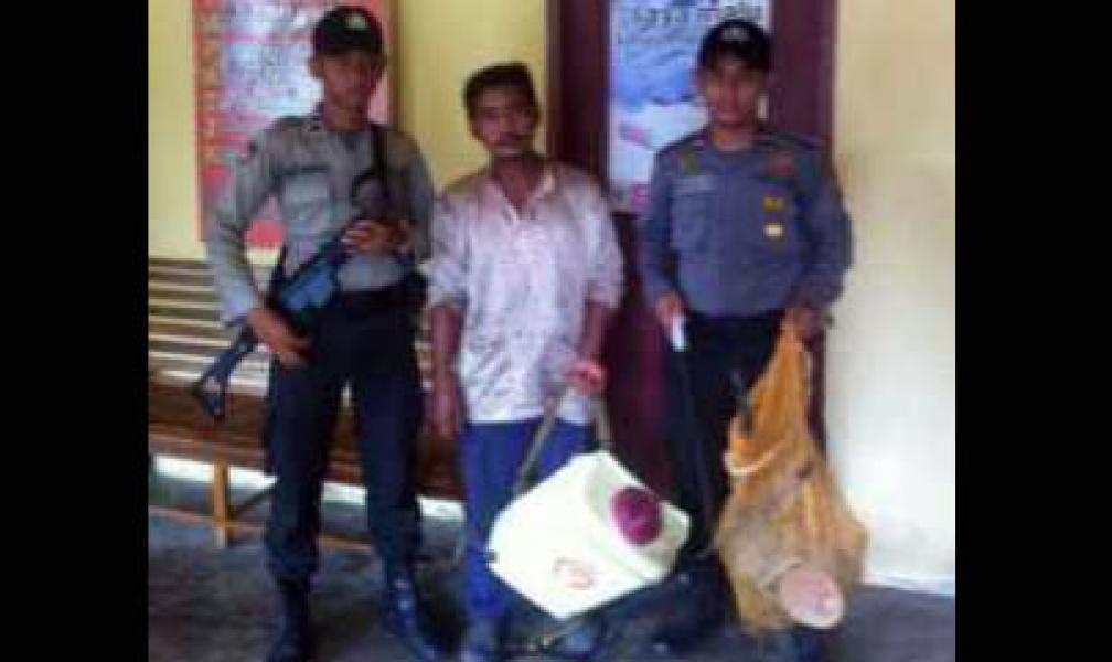 Warga Rangsang Tertangkap Tangan Saat Bakar Lahan