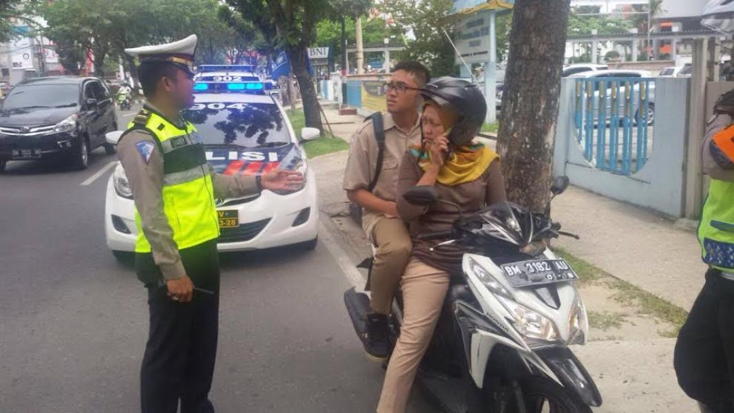 Patroli Simpatik Satlantas Pekanbaru