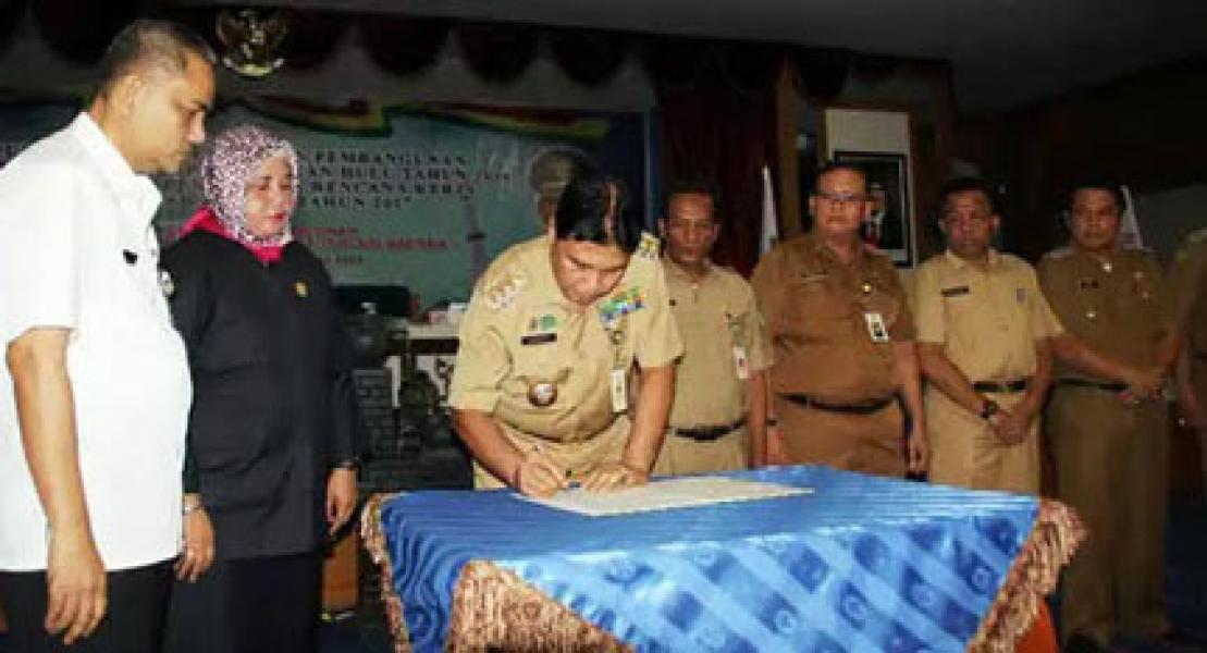 Bupati Achmad Buka Musrenbang Tingkat Kabupaten Tahun 2017
