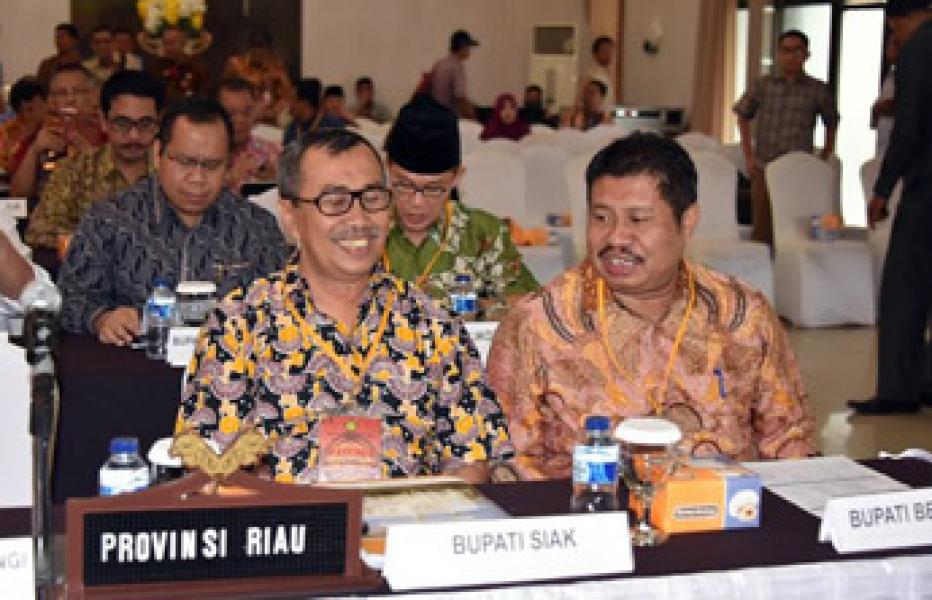 Bupati Amril Hadiri Rakor Supervisi Sektor Energi Migas 2016