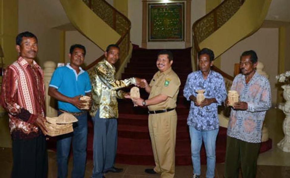 Bupati Amril Menerima Kunjungan Silaturahim Tokoh Masyarakat Sakai Mandau dan Pinggir