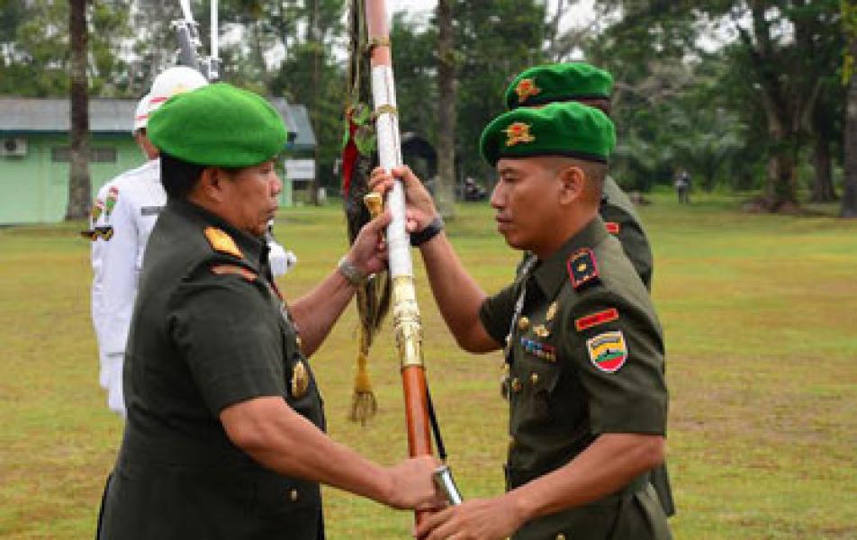 Danrem 031/Wirabima Pimpin Sertijab Danyonif 132/Bima Sakti