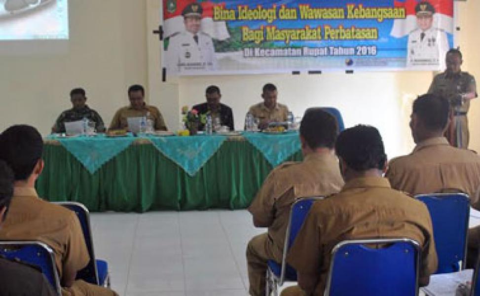 Desa/ Kelurahan di Perbatasan Harus Mewujudkan Garda Batas