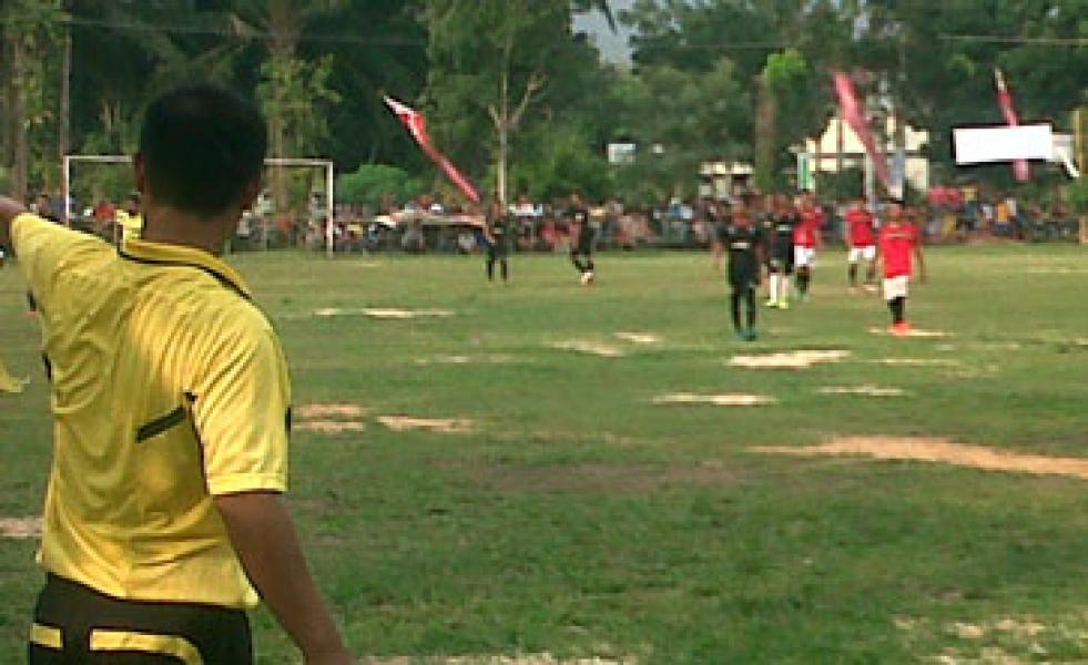 Final Bupati Cup II Diwarnai Insiden, 2 Kartu Merah dan Hujan Petir