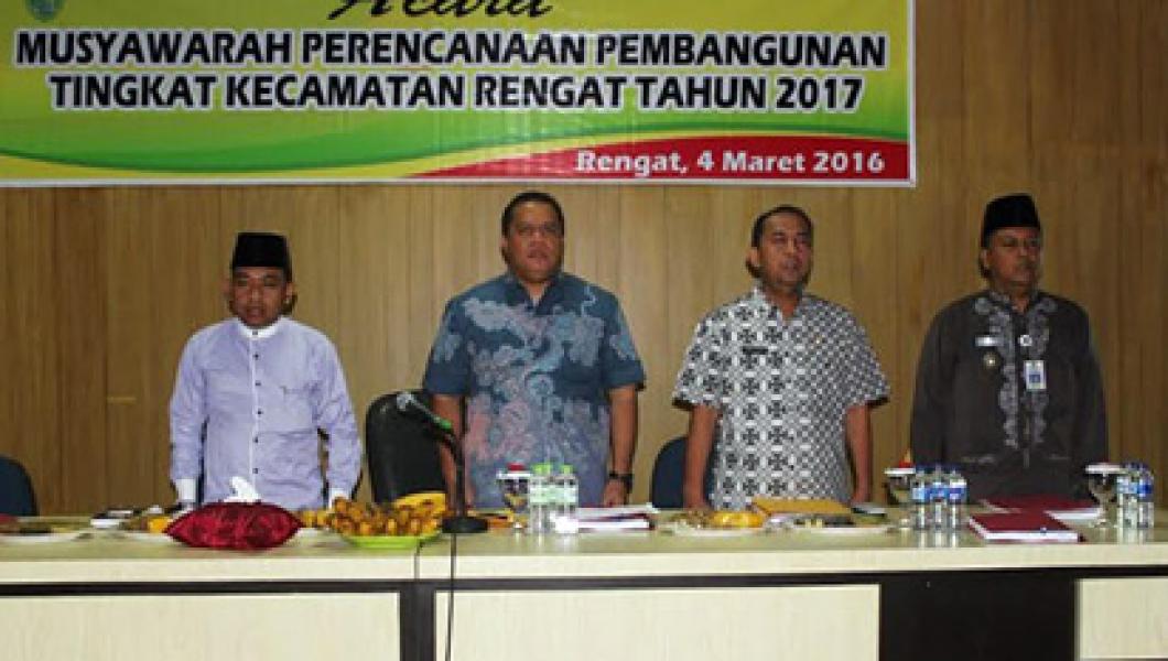 Gelar Musrenbang, Bupati Yopi Jemput Aspirasi Masyarakat Kecamatan Rengat