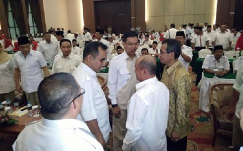 Hadiri Rakorda Gerindra, Bupati Harris Siap Jalankan Amanah Rakyat