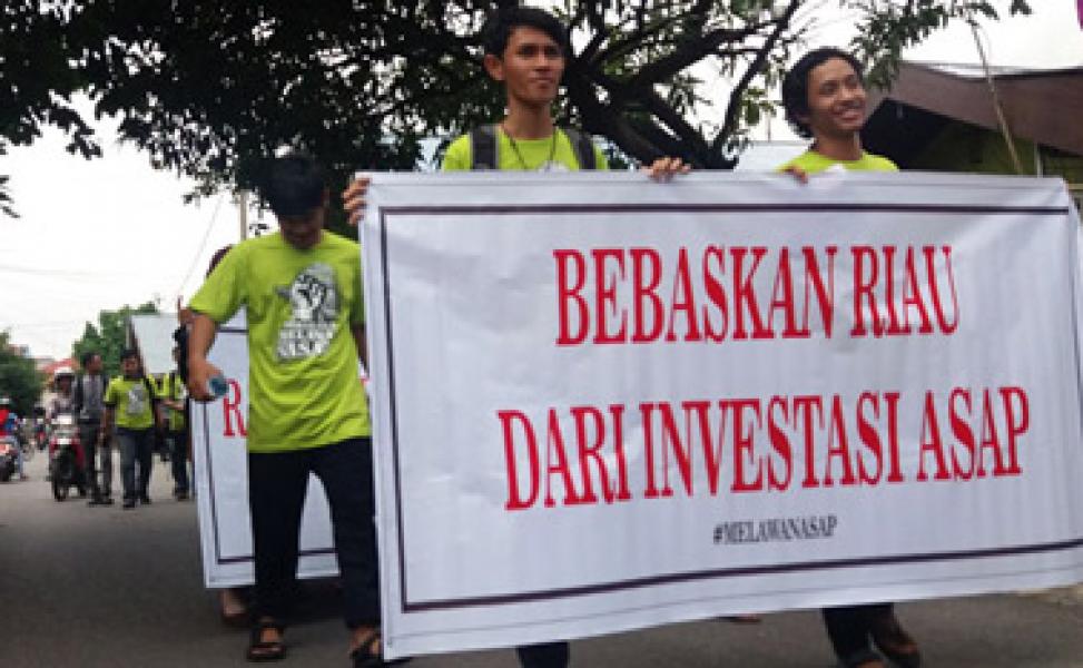 Koalisi Peduli Asap Riau Daftarkan Gugatan ke PN Pekanbaru