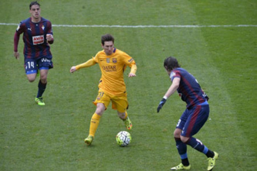 Messi Bintangi Pesta Gol Barcelona