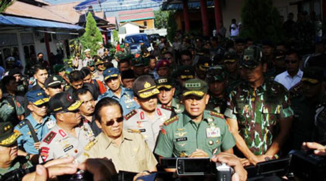 Panglima TNI: Danrem 132/Tadulako ke Napu Bahas Perkembangan Situasi Poso  