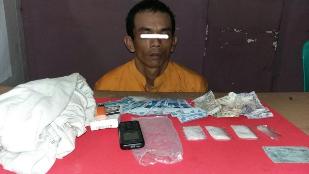 Pengedar Sabu di Tembilahan Ditangkap Saat Akan Melakukan Transaksi