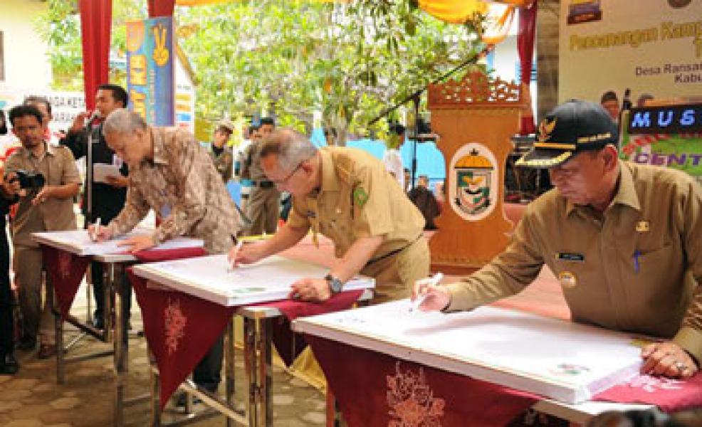 Plt Gubri Canangkan Desa Ransang Sebagai Kampung KB Tingkat Provinsi Riau