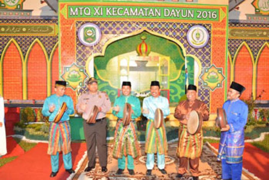 Plt Sekdakab Siak Buka MTQ ke 11 Tingkat Kecamatan Dayun