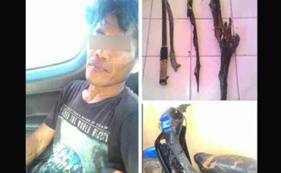 Polres Inhu Kembali Amankan Pelaku Pembakaran Lahan