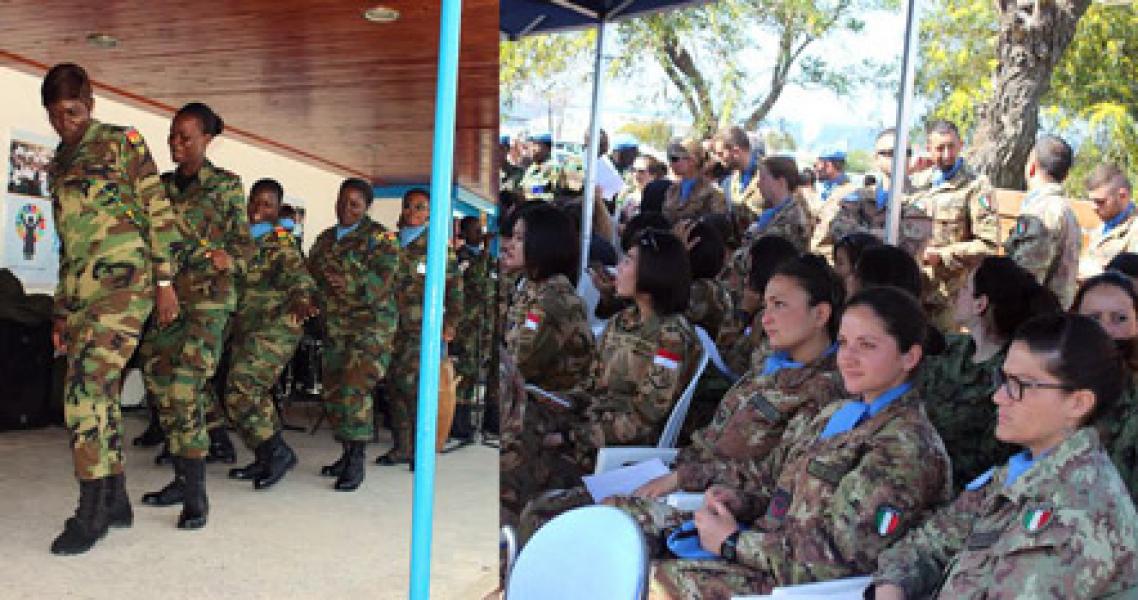 Prajurit Wanita TNI Kontingen Garuda 2016 Rayakan Hari Wanita Sedunia di Lebanon