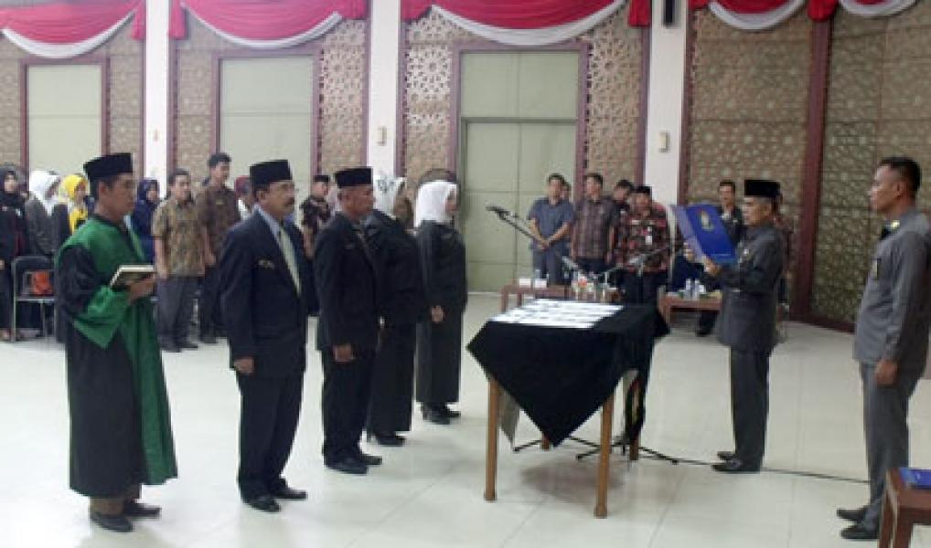 Sebanyak 68 Pejabat Esselon II, III dan IV Pemkab Kampar Dilantik Hari Ini
