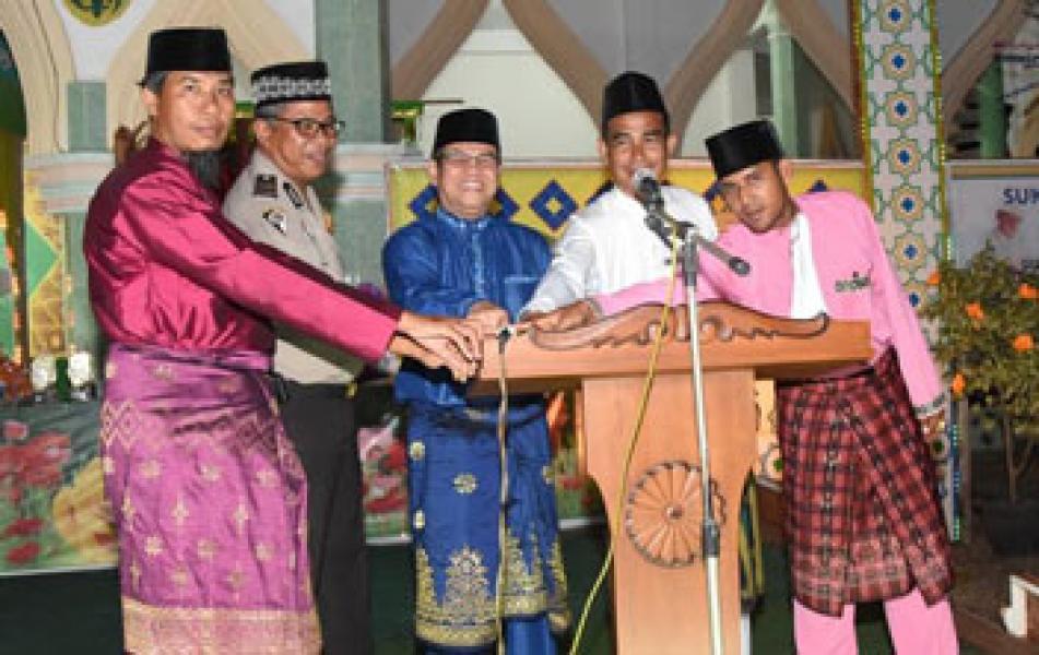 Sejenak Lupakan Tv, Wabup Ajak Warga Gairahkan Budaya Maghrib Mengaji