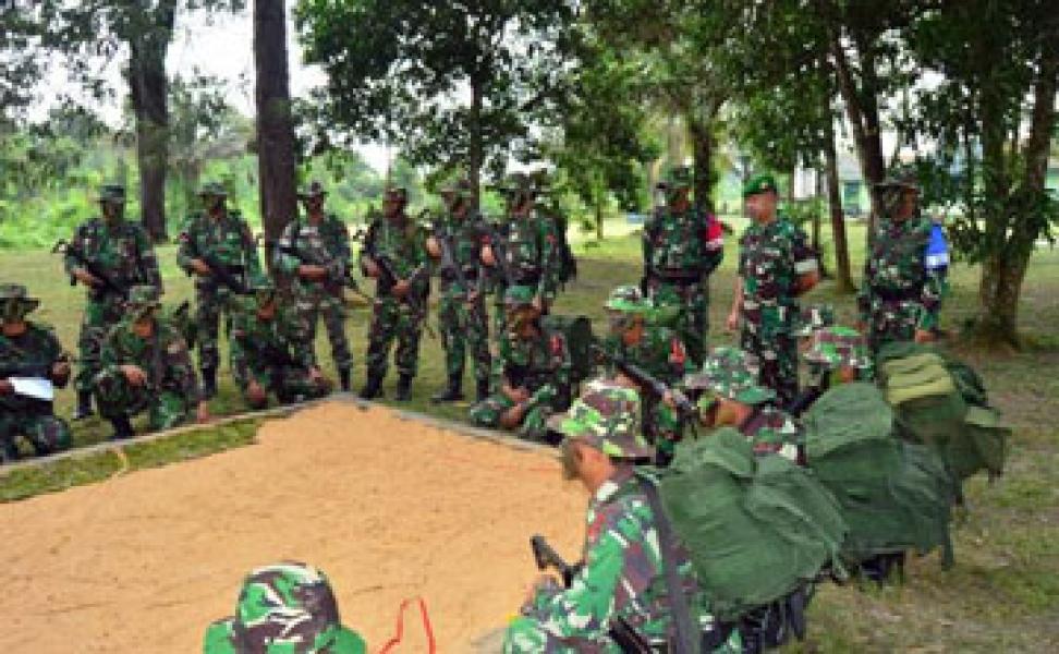 Yonif 132/Bimasakti Terima Kunjungan Tim Pussenif