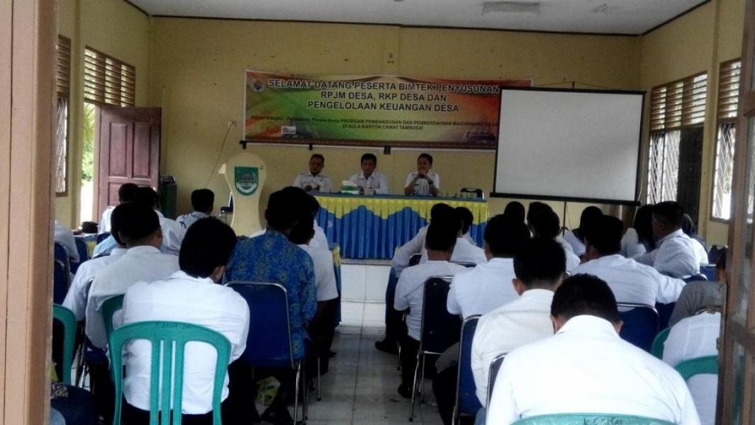 11 Desa di Tambusai Ikut Bimtek RPJM, RKP dan Pengelolaan Keuangan Desa