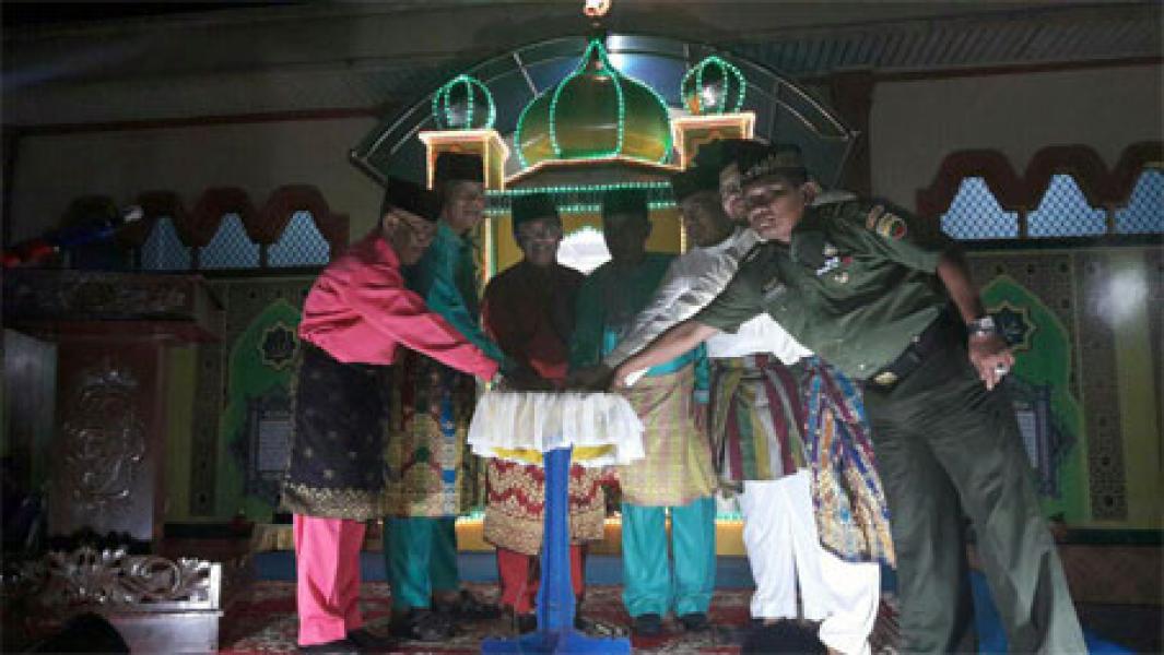 Babinsa Rimba Sekampung Hadiri Pembukaan STQ Bengkalis Tahun 2017