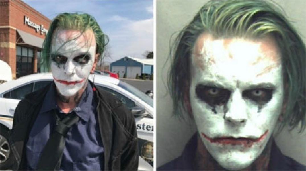 Bergaya Bak ‘Joker’, Pria AS Diciduk Polisi