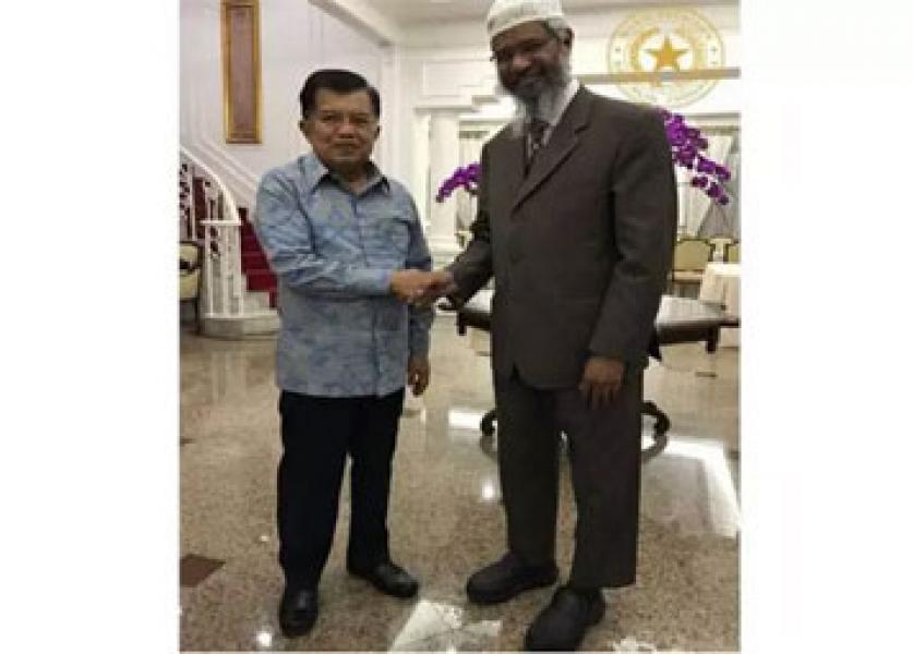 Bertemu Wapres, Zakir Naik Ungkap Metode Ceramahnya