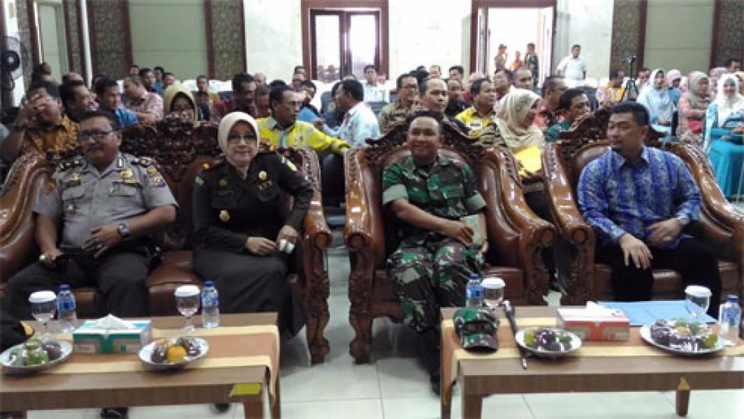 Dandim 0313/Kampar Hadiri Sertijab Sekda Kabupaten Kampar