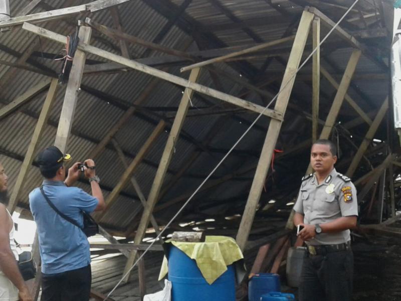 Diterjang Angin Puting Beliung, 5 Rumah di Inhil Rusak
