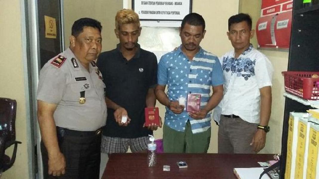 Edarkan Sabu, Dua Warga Malaysia Ditangkap di Dumai