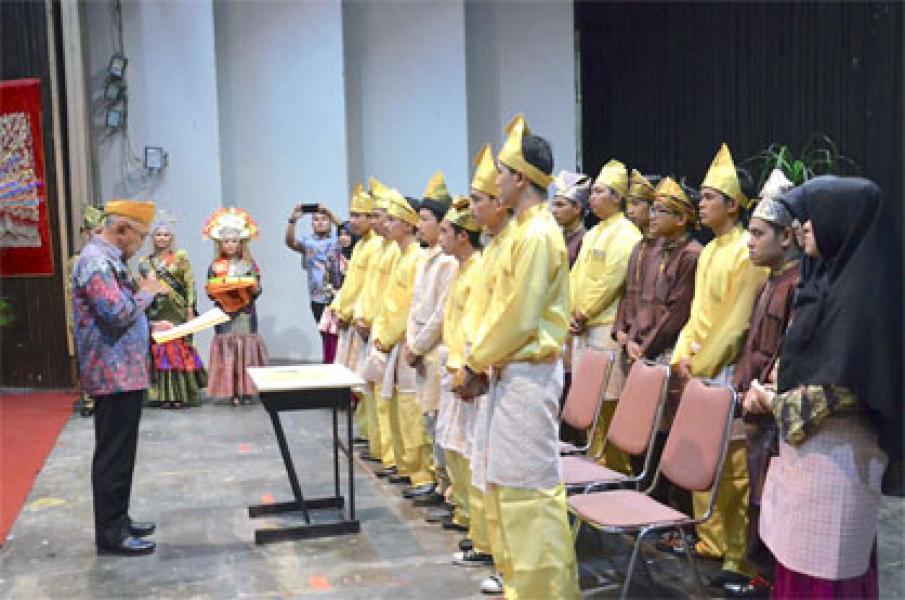 Gubri Lantik Pengurus Ikatan Pelajar Riau Yogyakarta