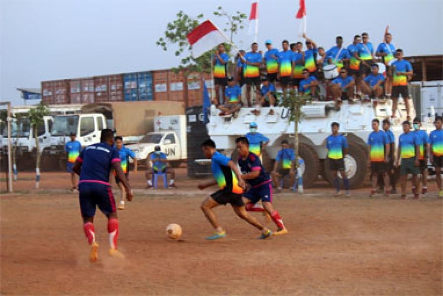 Kesebelasan Konga FC Menang Dalam Pertandingan Persahabatan
