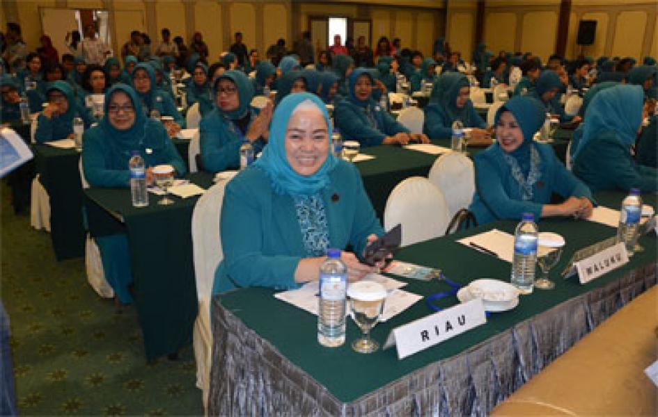 Ketua TP-PKK Riau Hadiri Rapat Konsultasi TP-PKK Pusat Tahun 2017