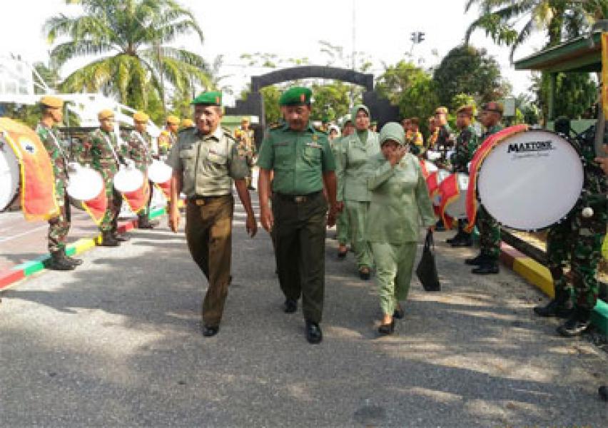 Kodim 0313/Kampar Gelar Wisuda Purna Tugas Anggota Yang Memasuki Masa Pensiun