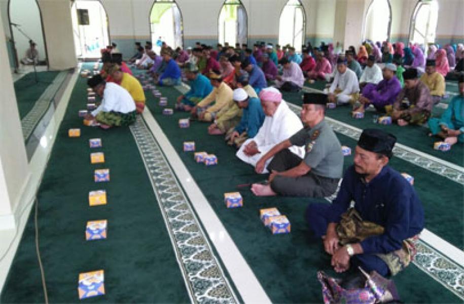 Koramil 03/Siak Mengikuti Pengajian Rutin Pemkab Siak 