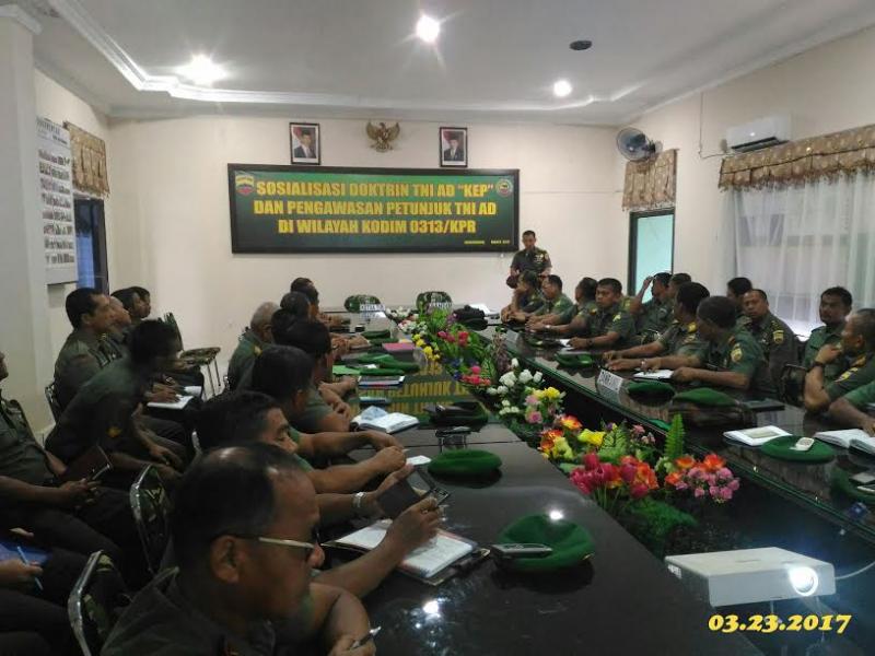 Koramil 04/Pangkalan Kuras Bhakti Sosial Donor Darah