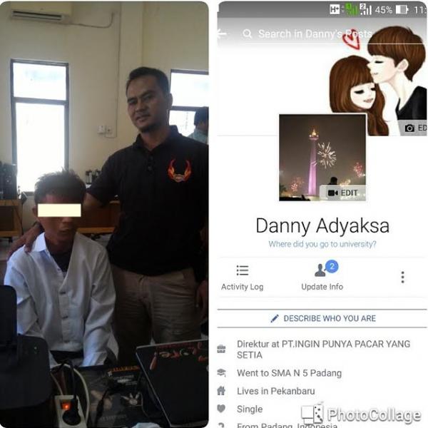 Modus Baru Pencurian, Kenal Lewat Facebook Pelaku Bawa Kabur Motor