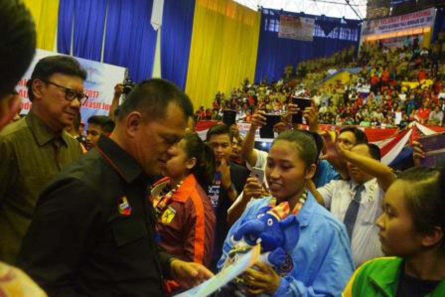Panglima TNI: Latihan Serius, Disiplin dan Jiwa Juang Yang Tinggi Lahirkan Prestasi Karate