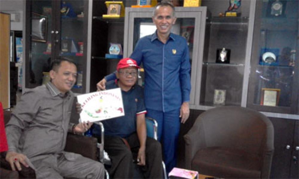 Perjuangkan Hak Disabilitas, Ramjam Asal Manado Datangi DPRD Pekanbaru