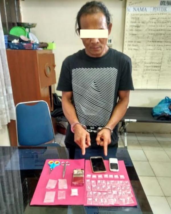Polres Kampar Bekuk Pemilik Kolam Merangkap Bandar Sabu