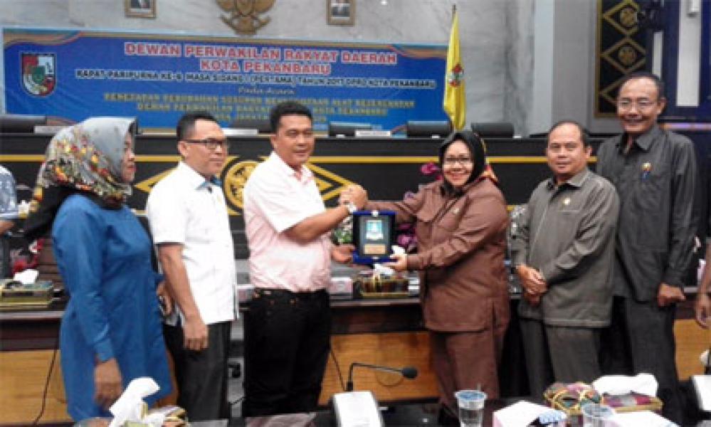 Sadur Perda Transportasi Haji, DPRD Pekanbaru Dikunjungi Pansus Haji Kabupaten Serang
