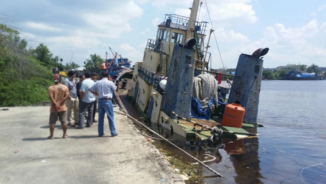 Seorang Pelajar BP2IP Aceh Hilang Dalam Kecelakaan Kapal Tug Boat Marcopolo 129 di Pekanbaru